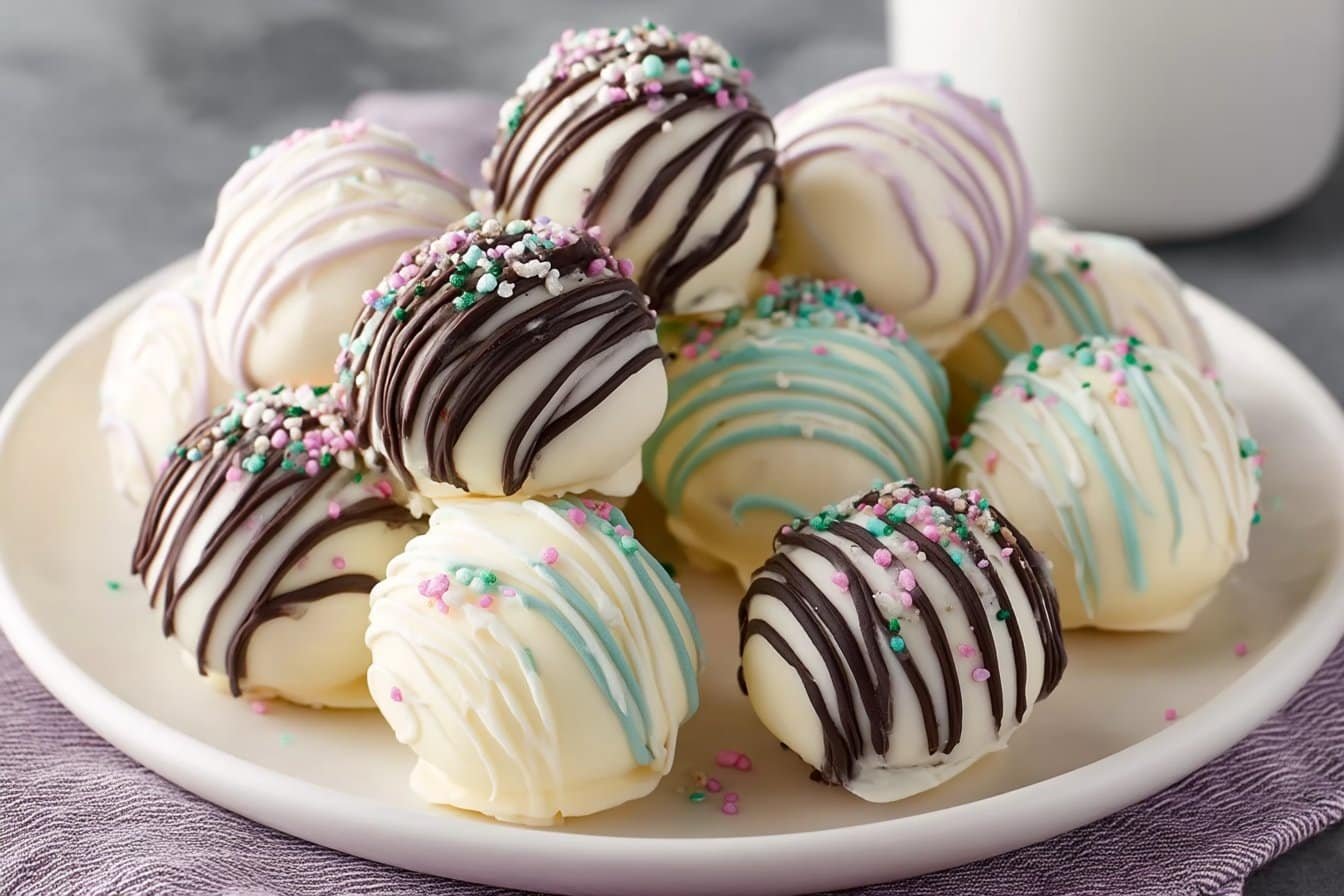 Easter Egg Oreo Cookie Balls featured