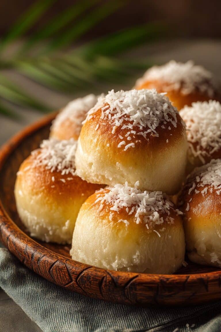 Coconut Cream Buns featured
