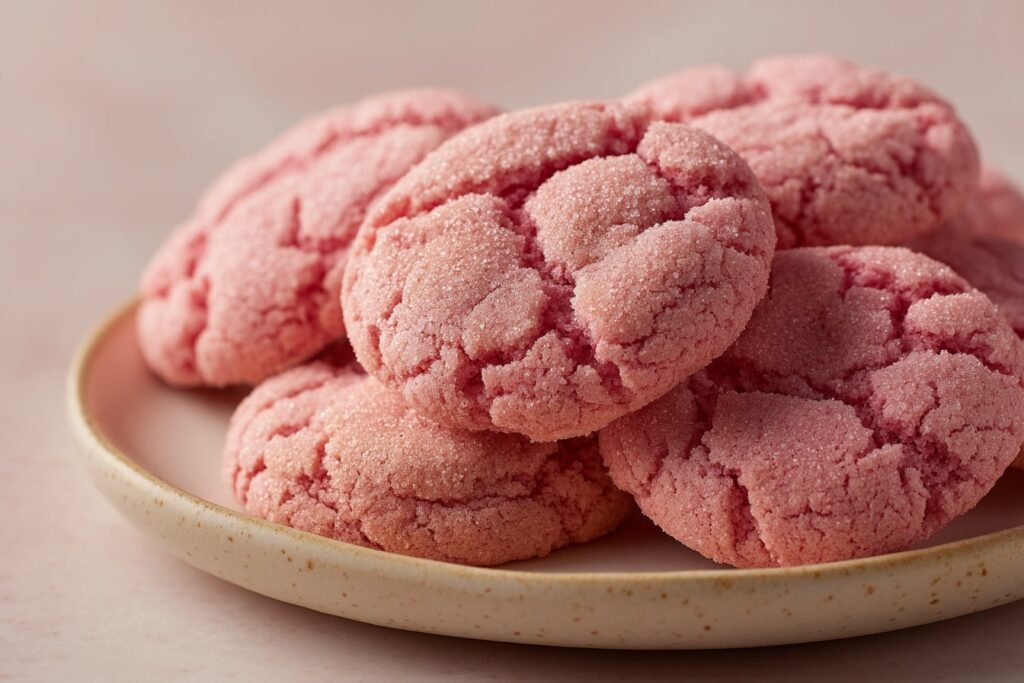 Pink Velvet Crumbl Cookie featured