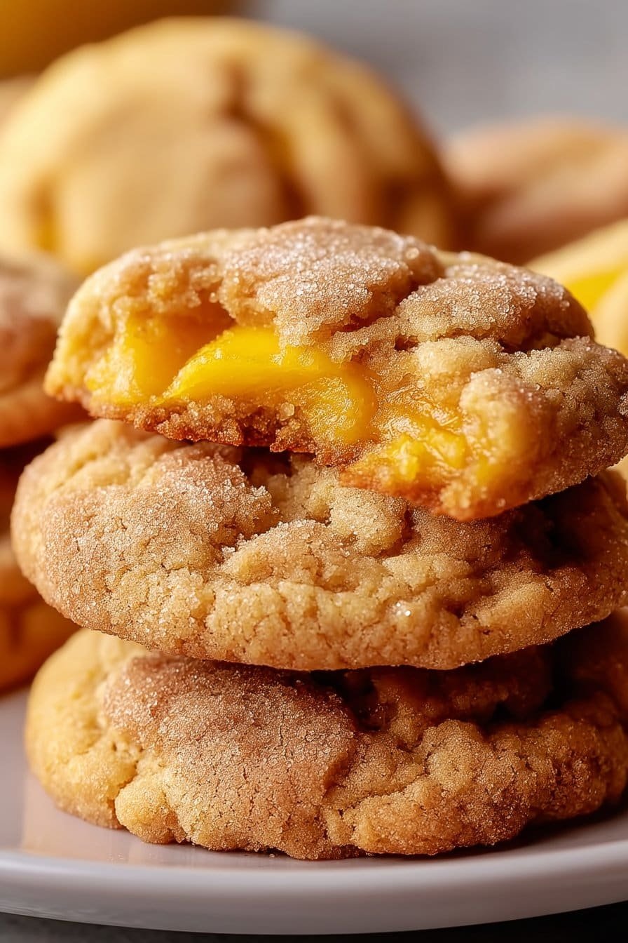 Peach Cobbler Cookies serving
