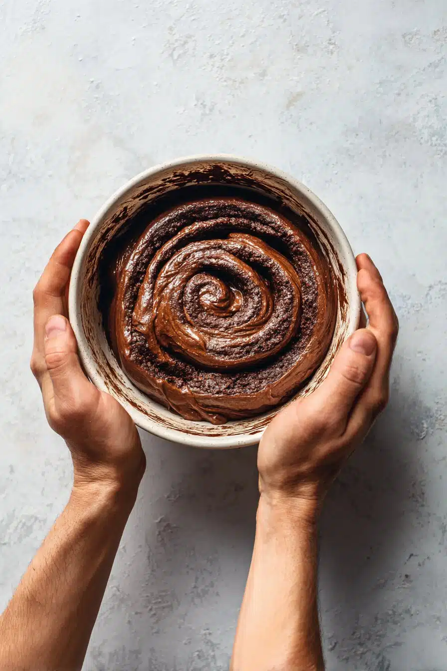 Double Chocolate Cinnamon Rolls instructions process