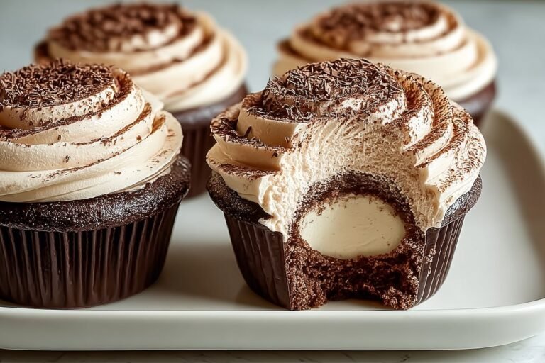 Chocolate Tiramisu Cupcakes featured