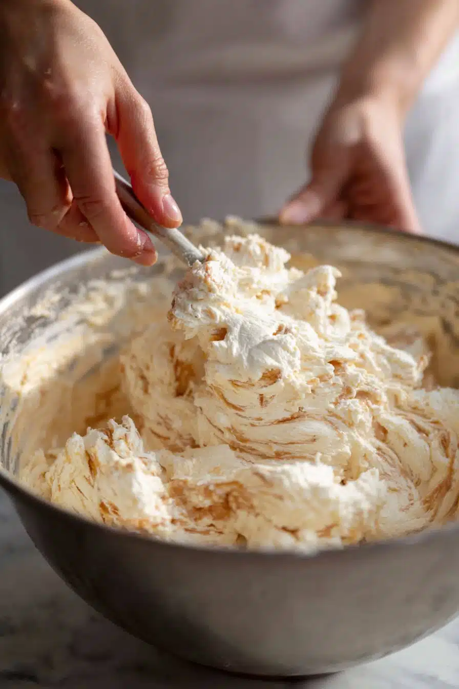 Salted Caramel Pretzel Cheesecake Balls instructions process
