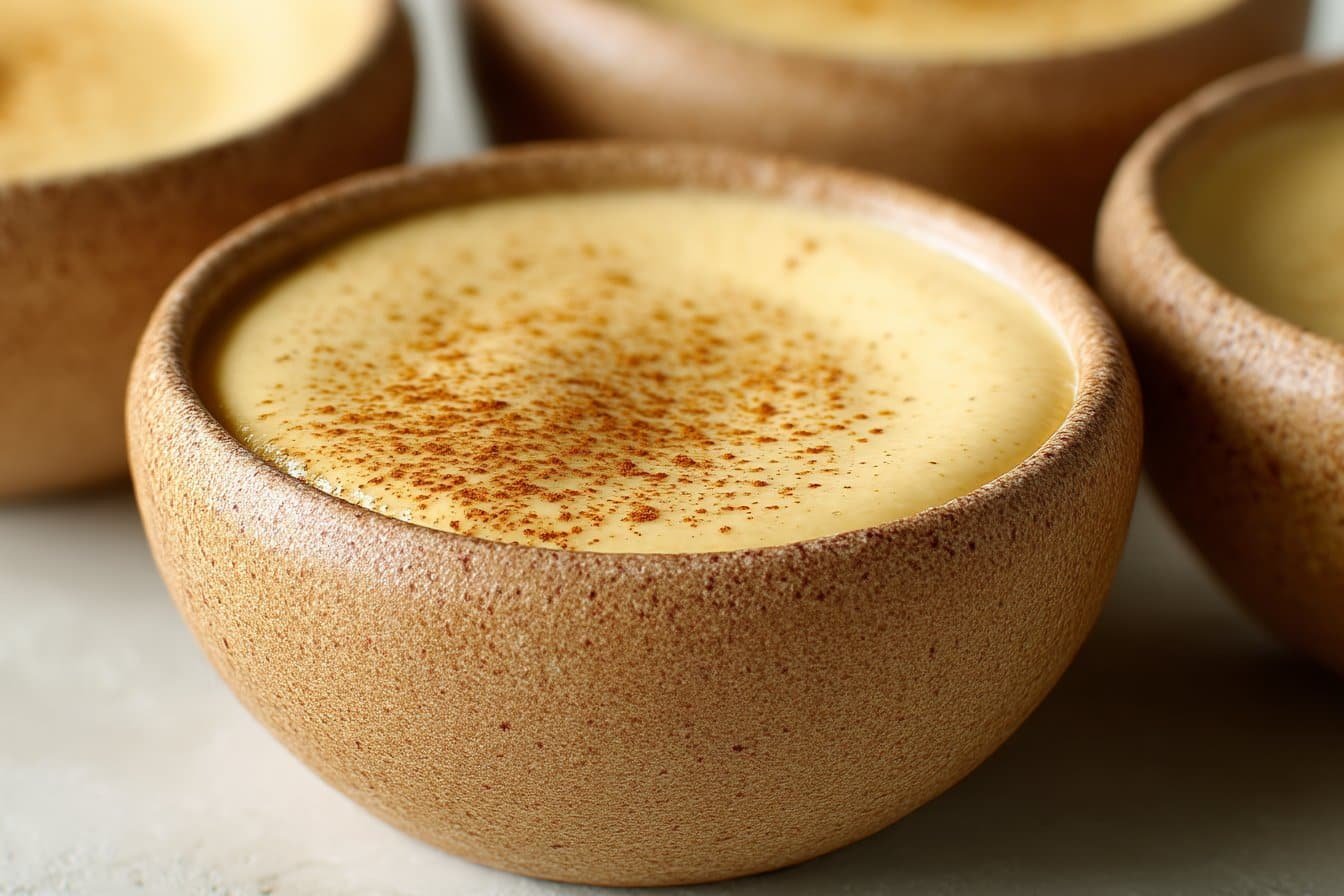 Eggnog Mousse Cups featured