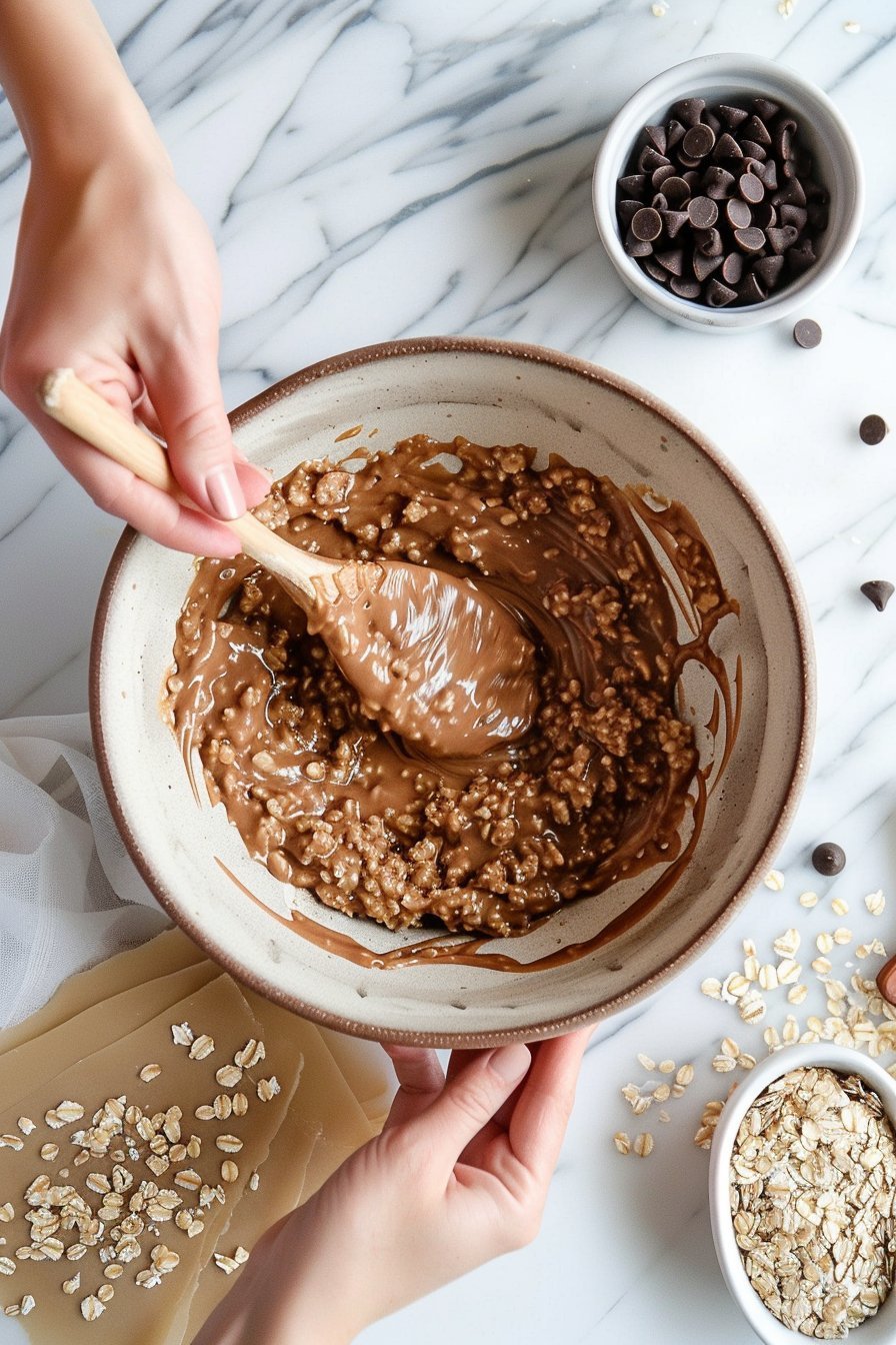 No Bake Preacher Cookies instructions process