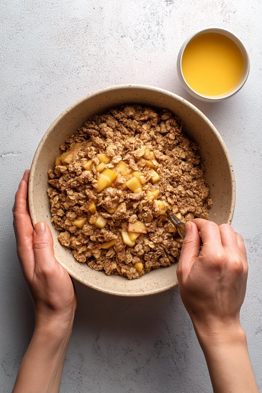 Apple Crisp instructions process