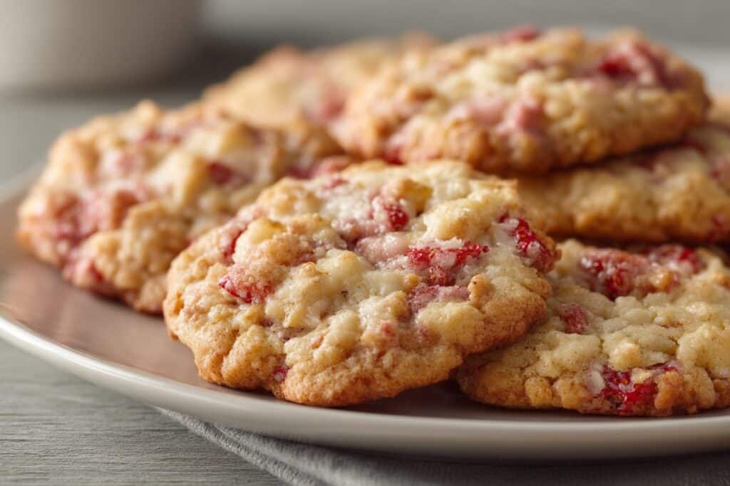 Strawberry Cheesecake Cookies featured
