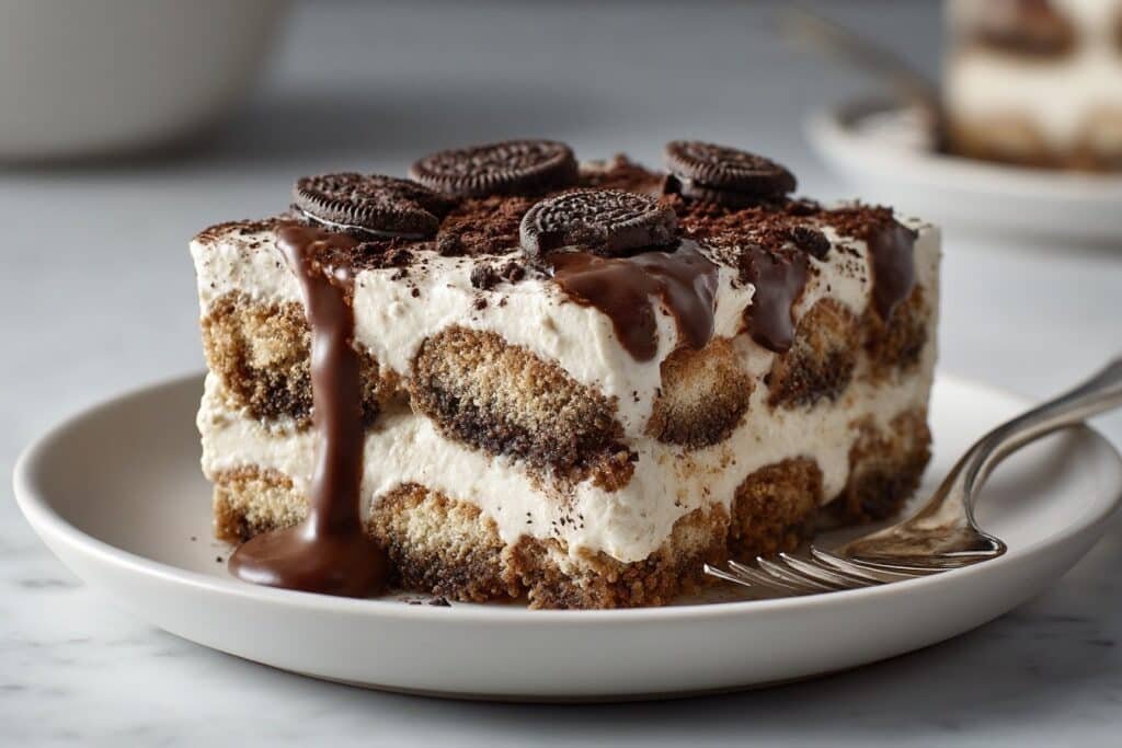 Healthy Oreo Tiramisu featured