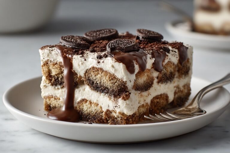 Healthy Oreo Tiramisu featured