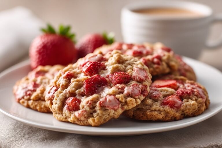 Strawberry Crunch Cookies featured