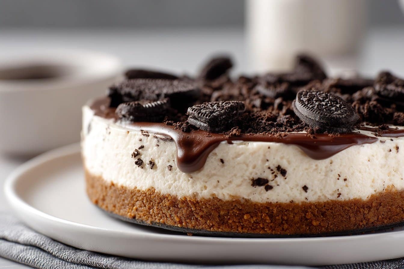 Protein Oreo Cheesecake featured