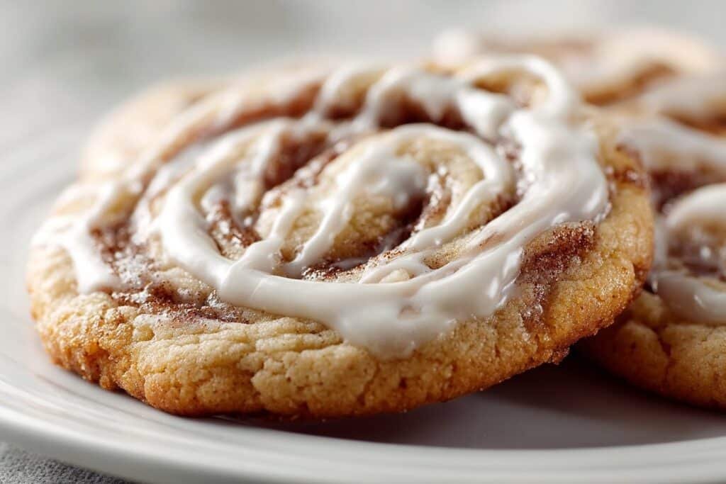 Cinnamon Roll Sugar Cookies featured