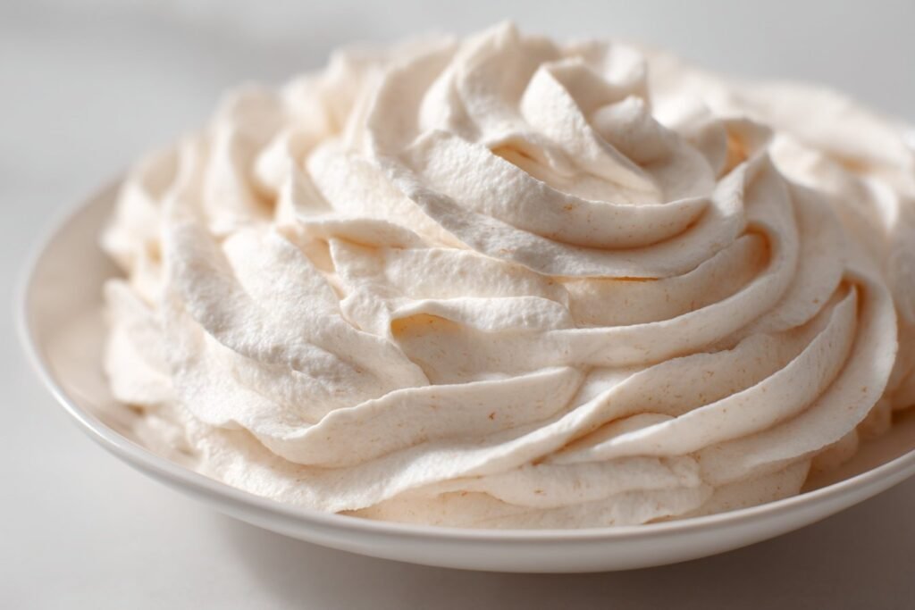 Peach Whipped Cream featured