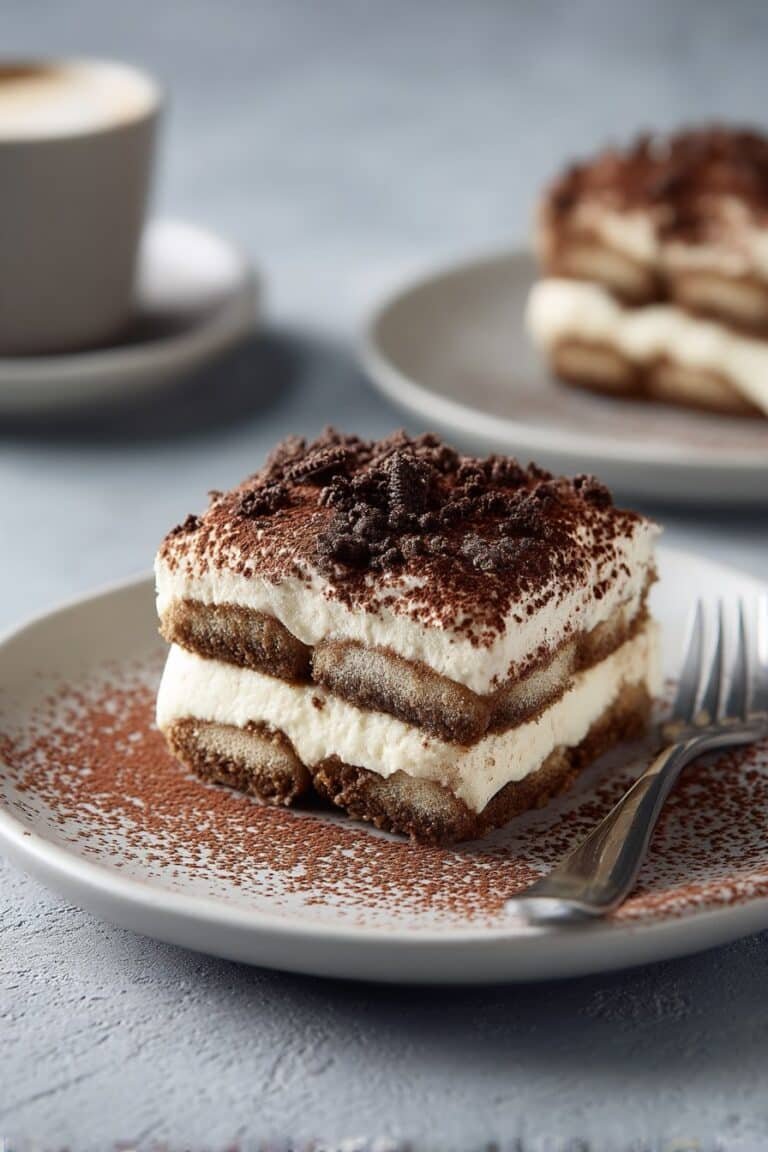 Healthy Oreo Tiramisu featured