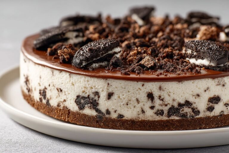 Protein Oreo Cheesecake featured