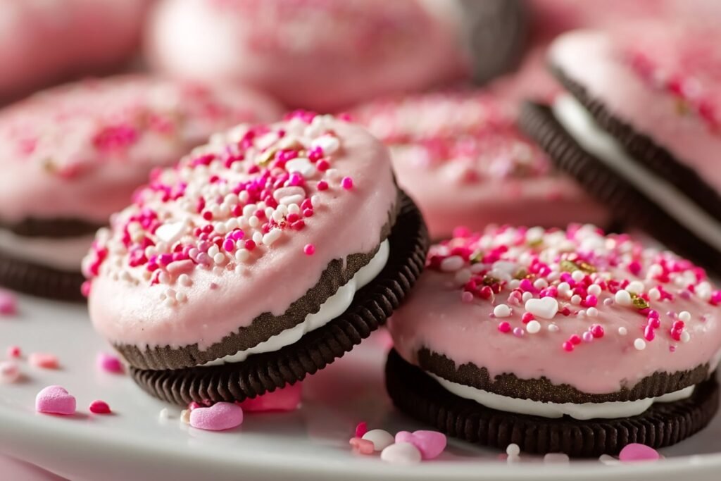 Oreo Valentines Pink Candy Wafers Delight featured