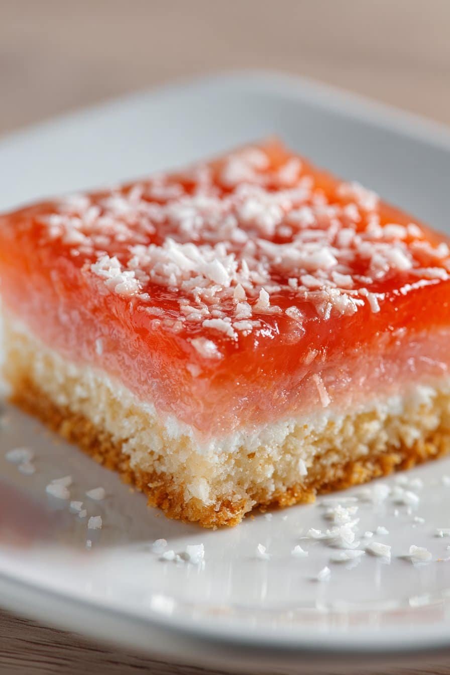 Hawaiian Guava Cake serving
