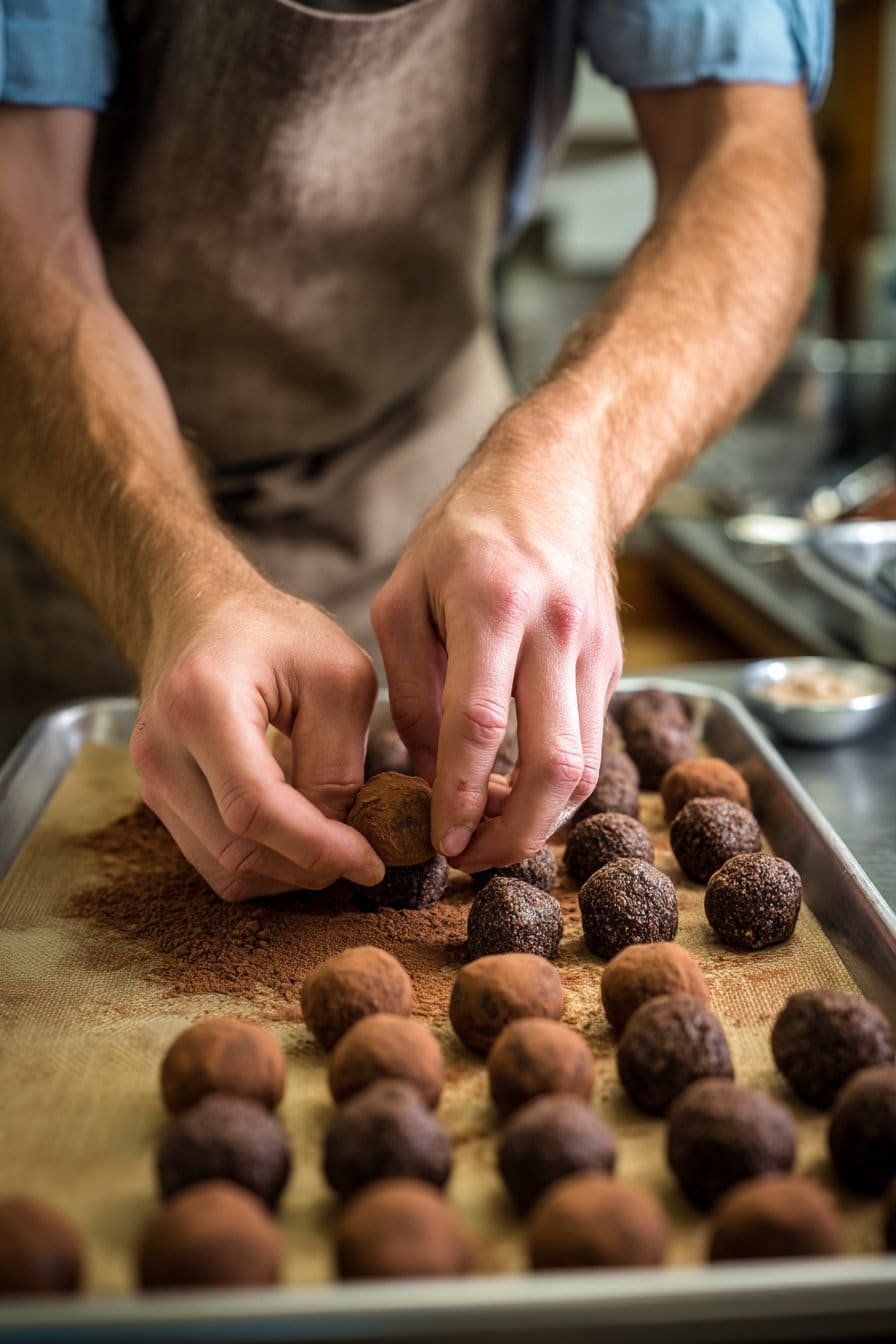 Oreo Truffles instructions process