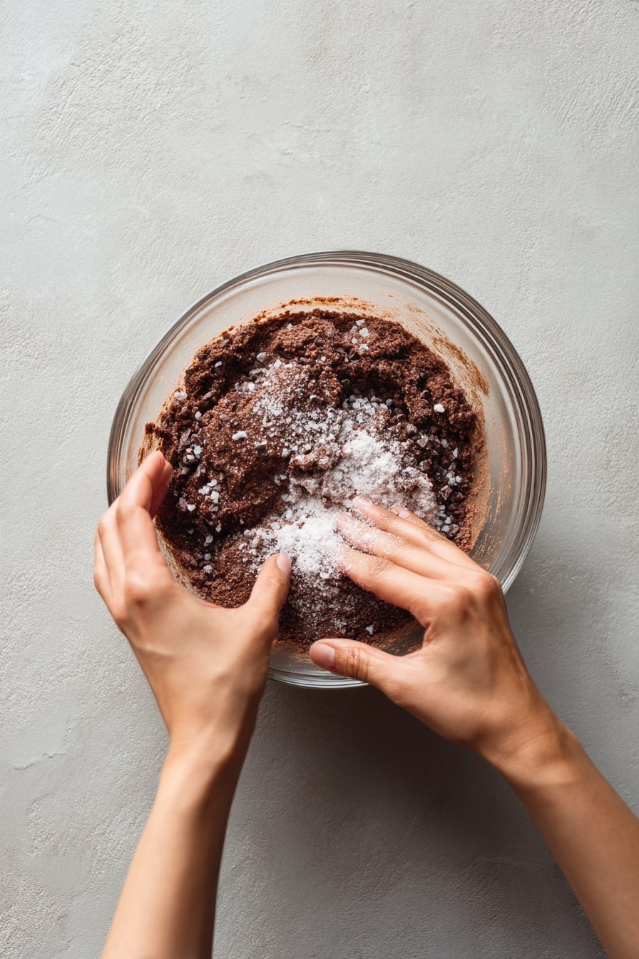 Chocolate Protein Donuts instructions process