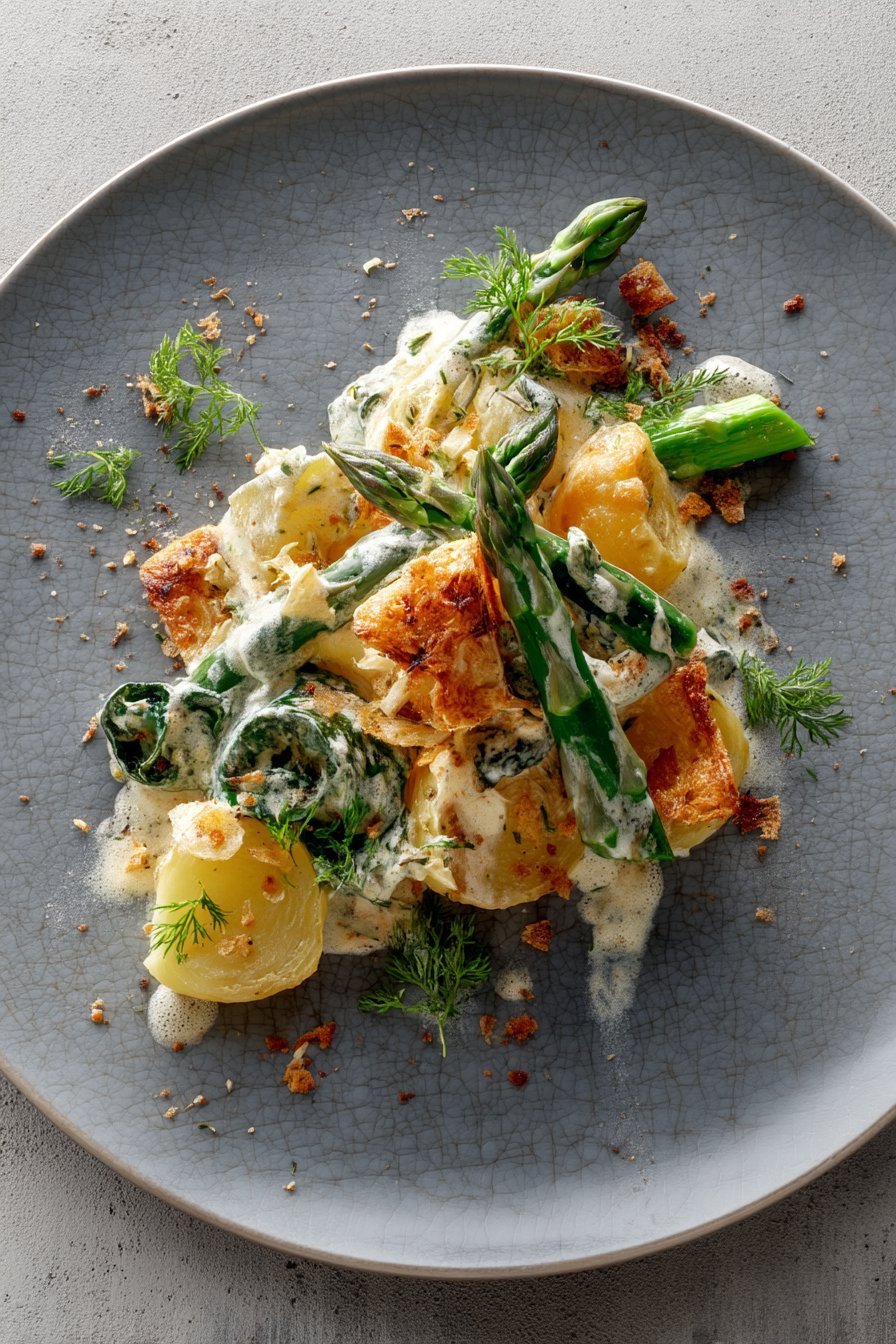 Ube Panna Cotta serving