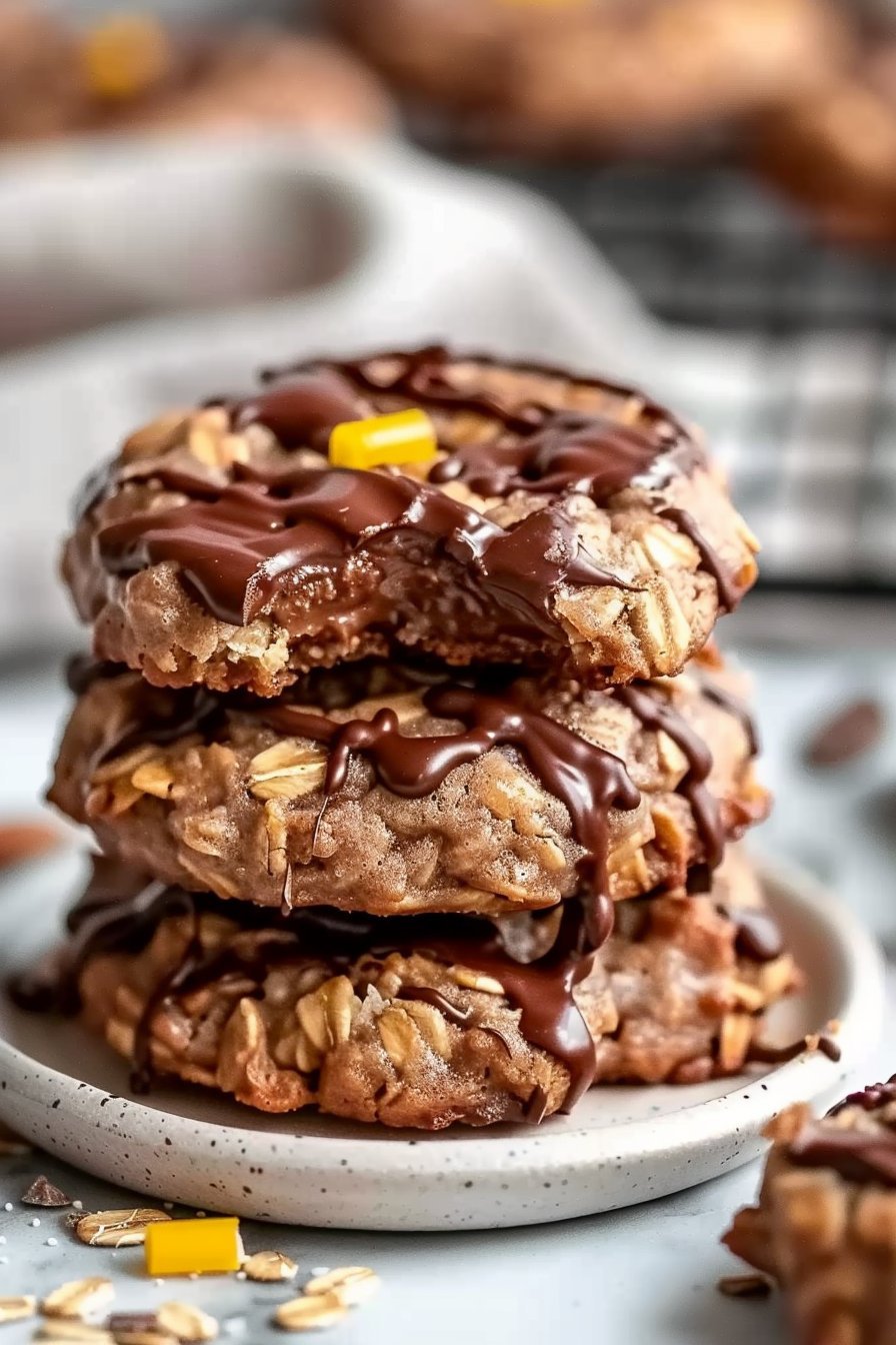 No Bake Preacher Cookies serving