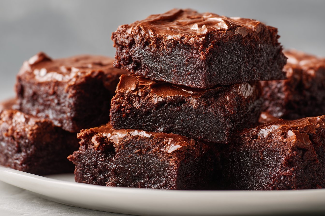Greek Yogurt Brownies featured