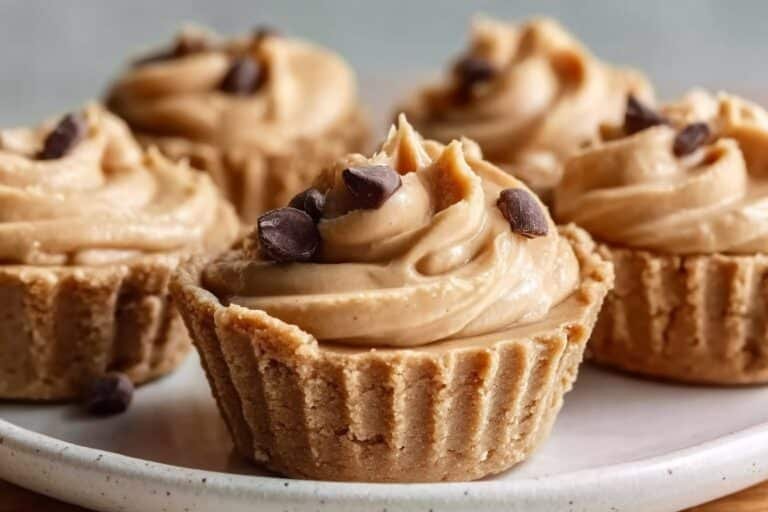 Creamy Peanut Butter Greek Yogurt Frozen Cups featured