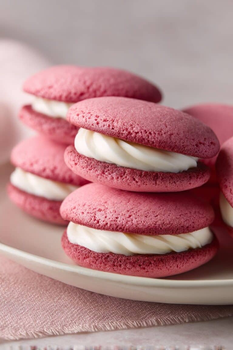 Pink Velvet Whoopie Pies featured