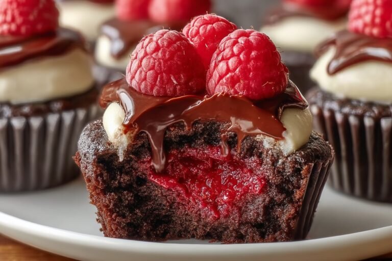 Chocolate Raspberry Cupcakes featured