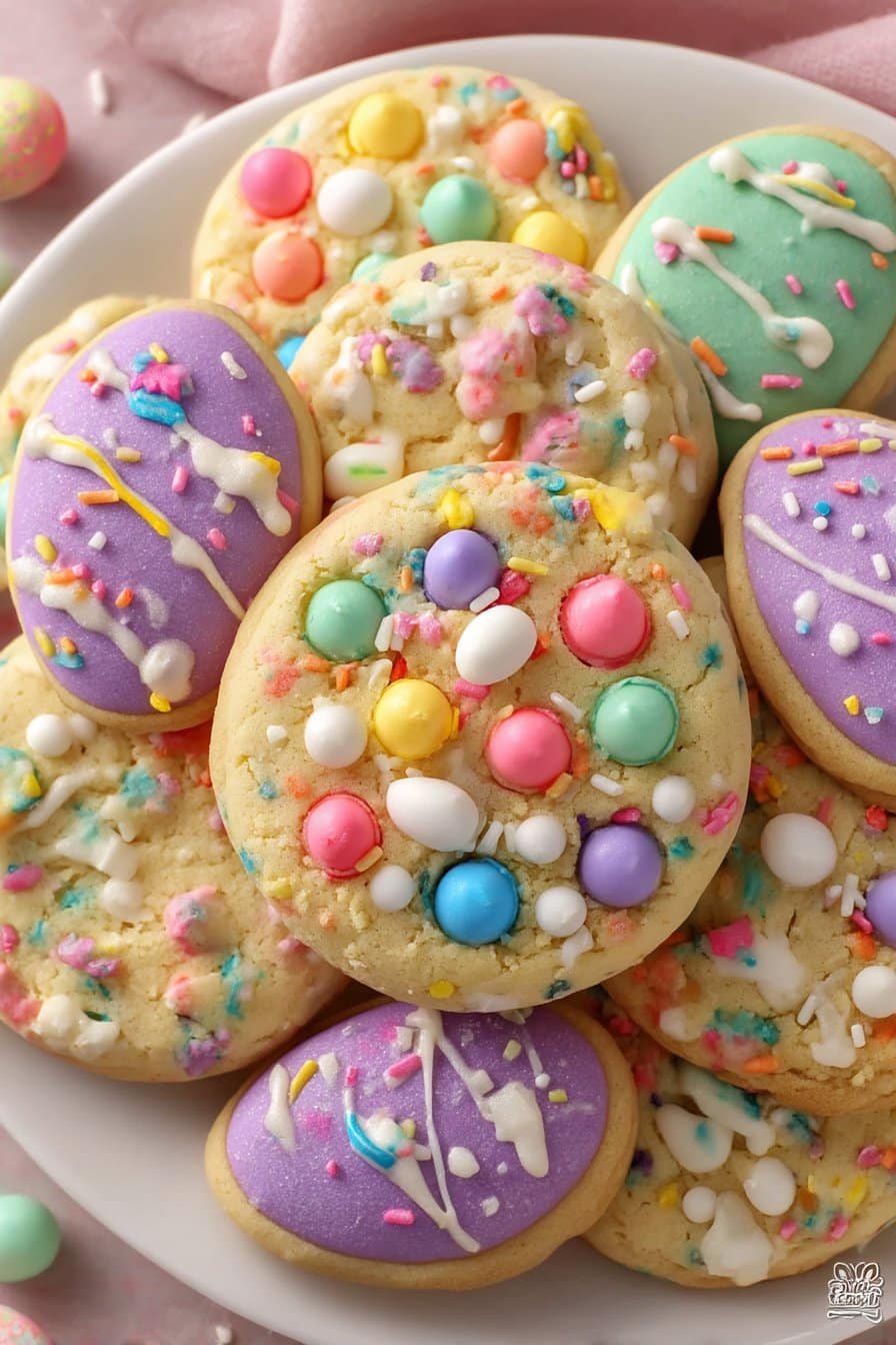 Easter Cookies serving