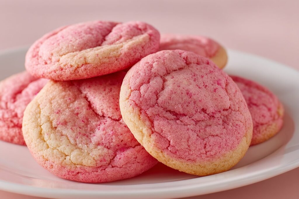 Strawberry Kiss Cookies featured