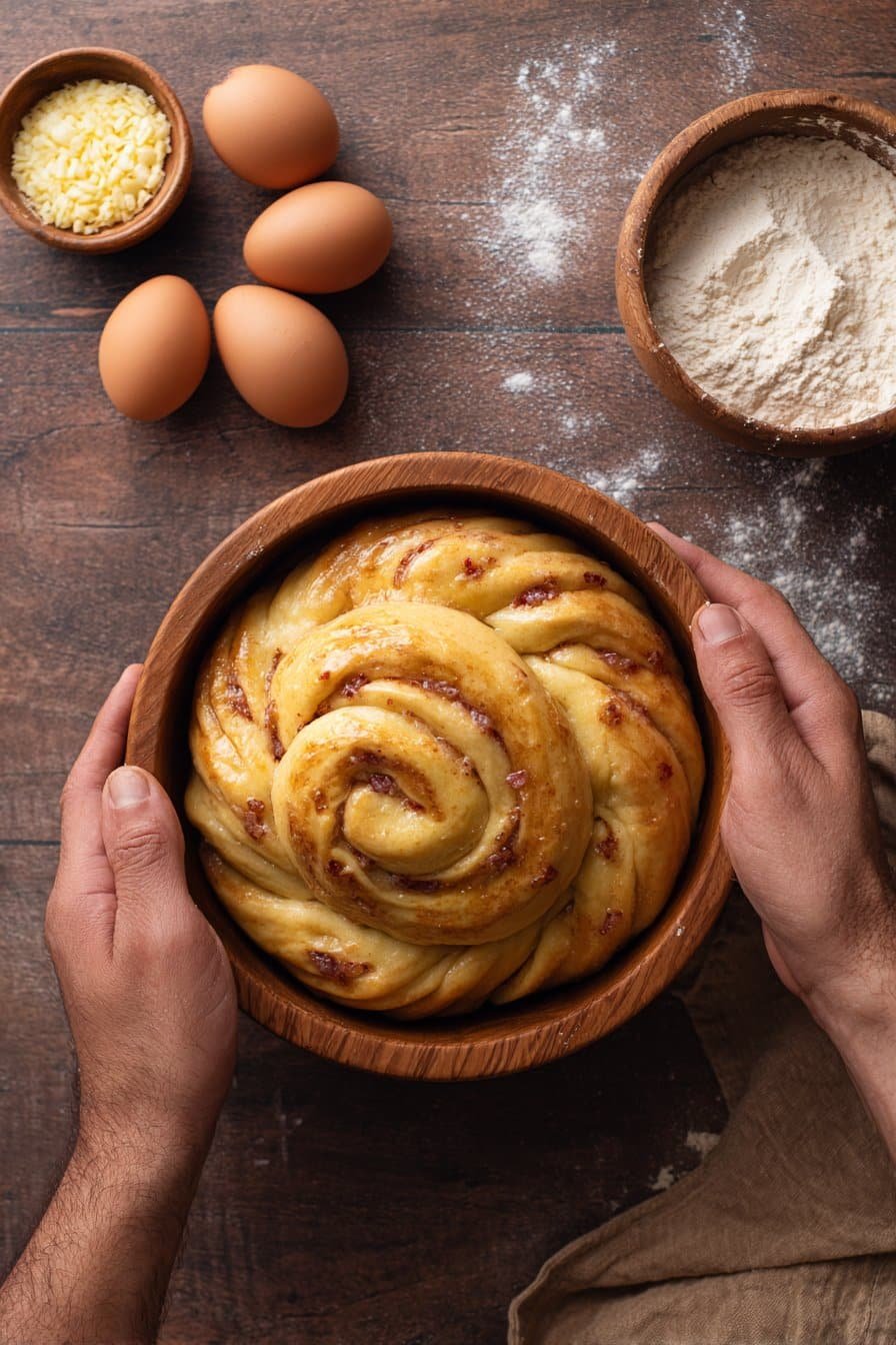Carnival Buns with Strawberry Cheesecake Filling instructions process