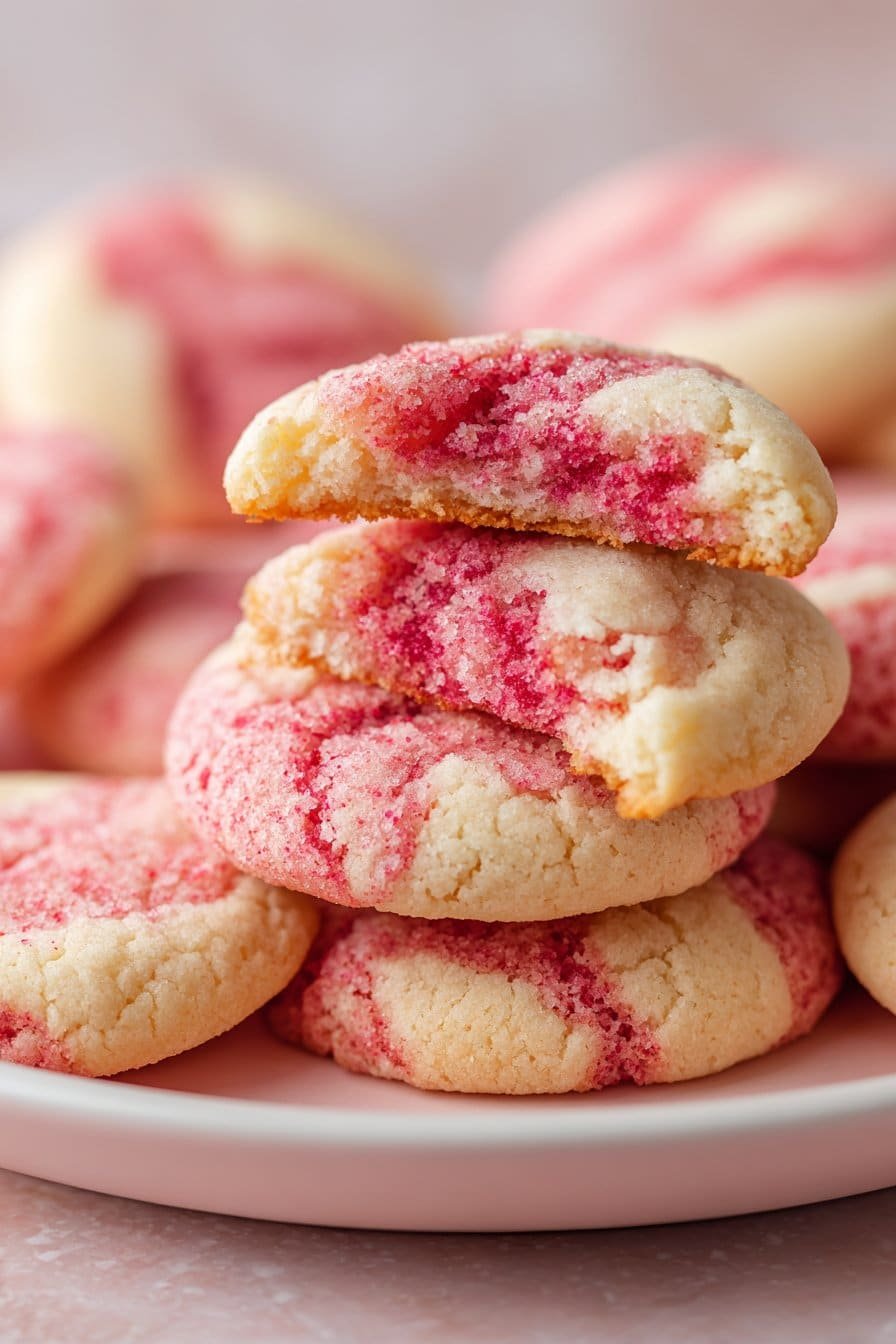 Raspberry Sugar Cookies serving
