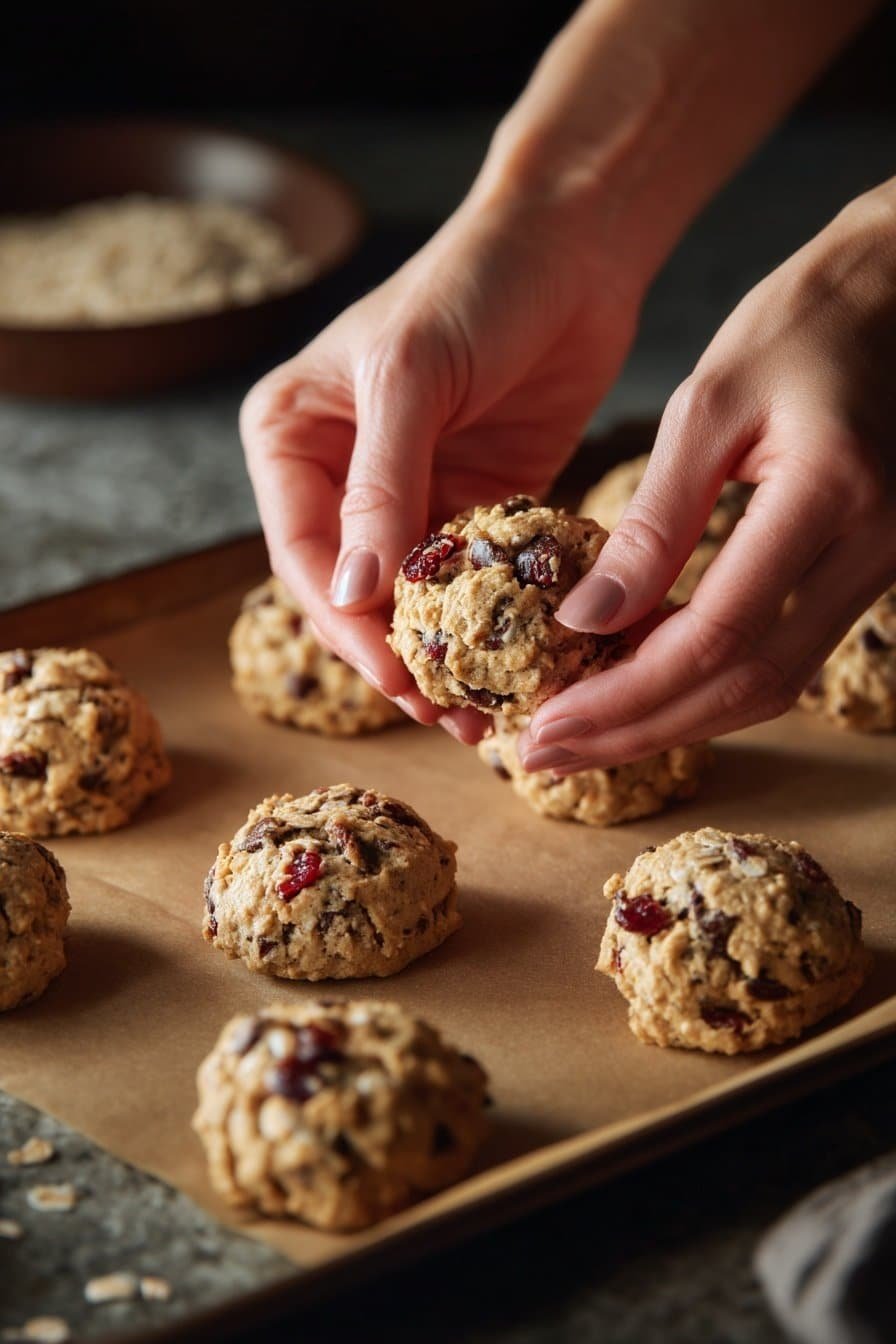 Cottage Cheese Protein Cookies instructions process