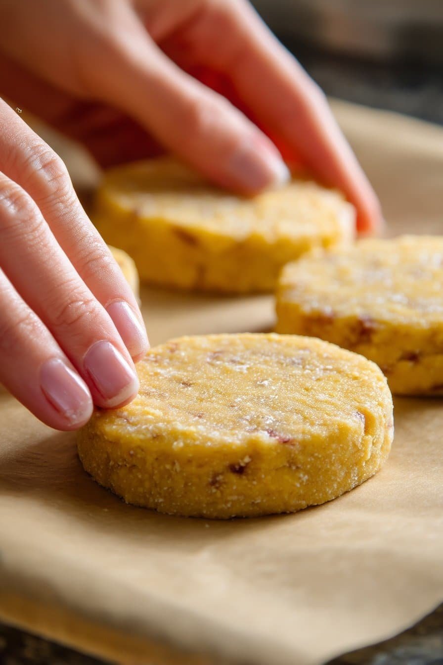 Raspberry Lemon Chewy Butter Cookies instructions process