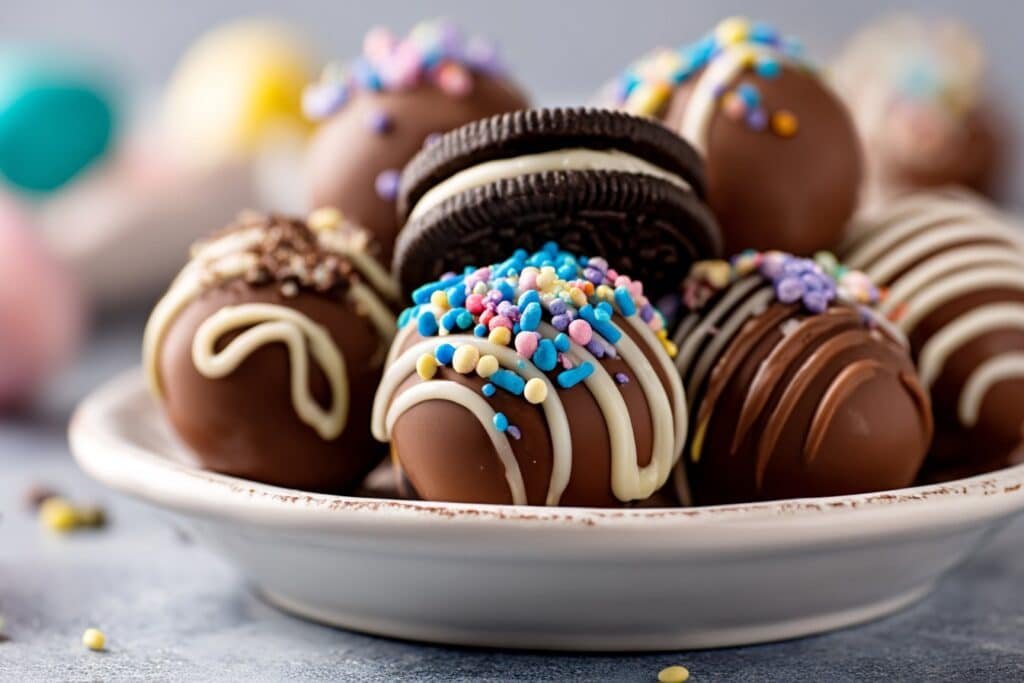 Easter Egg Oreo Balls featured