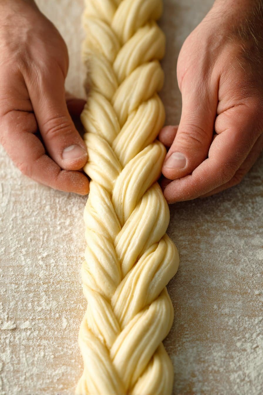 Sweet Cinnamon Twists instructions process