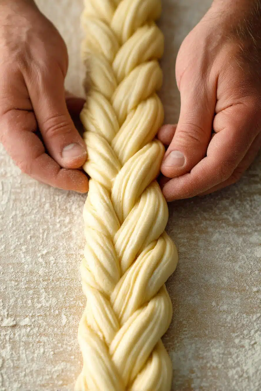 Sweet Cinnamon Twists instructions process
