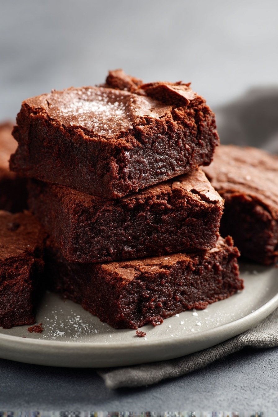 Cottage Cheese Protein Brownies serving