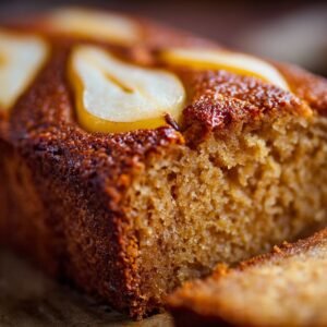 Spiced Pear Cake recipe card