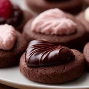 Valentine Ganache Cookies recipe card