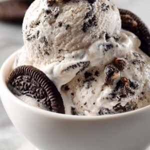 Cookies and Cream Ninja Creami Protein Ice Cream recipe card