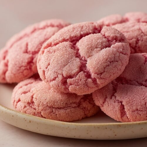 Pink Velvet Crumbl Cookie recipe card