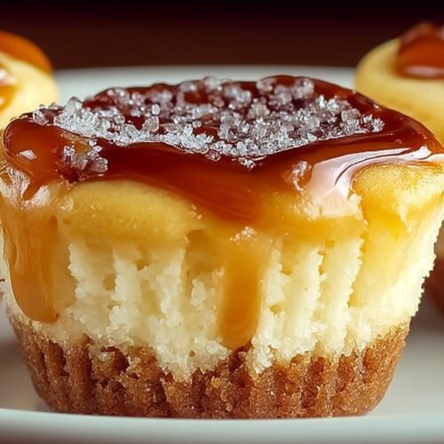 Creme Brulee Cheesecake Cupcakes recipe card