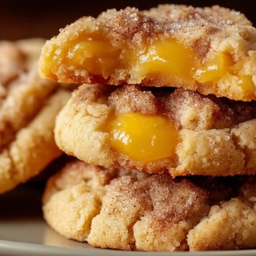Peach Cobbler Cookies recipe card