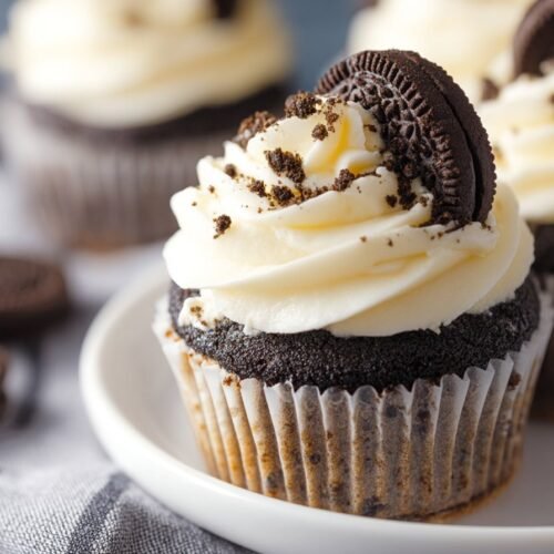 Oreo Cupcakes recipe card