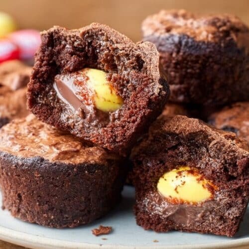 Cadbury Brownie Bites recipe card