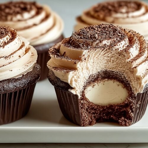 Chocolate Tiramisu Cupcakes recipe card