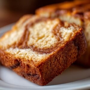 Cinnamon Swirl Protein Cake recipe card