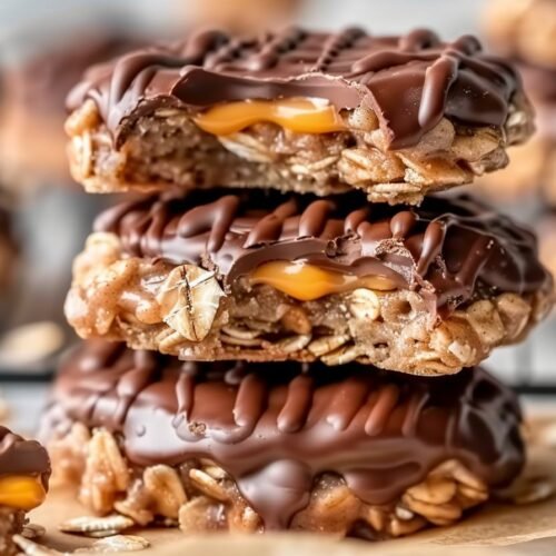 No Bake Preacher Cookies recipe card